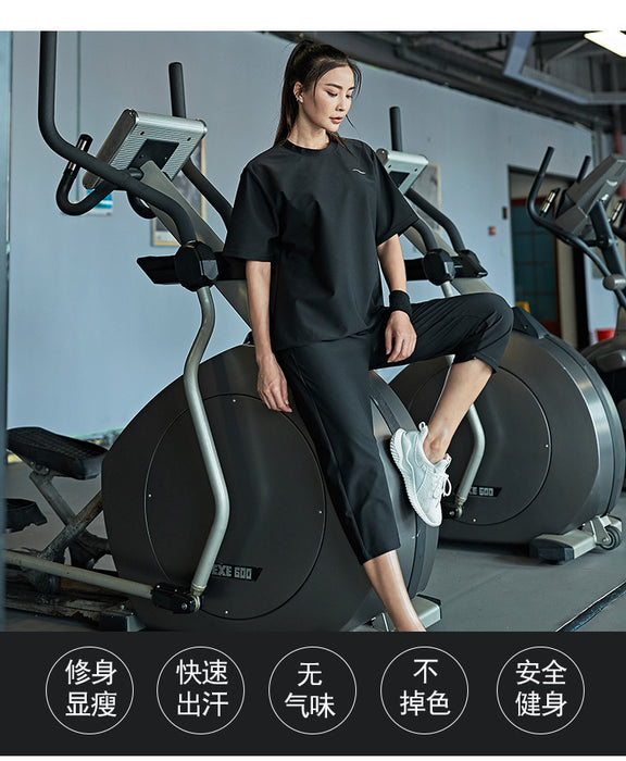 Men's Plus-Size Long Sleeve Sweat Suit for Weight Loss