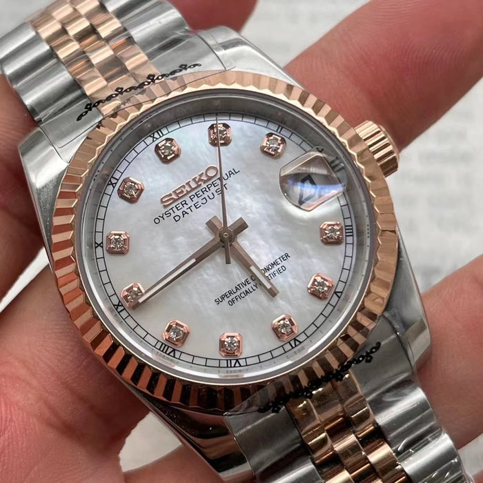 Datejust Diamond Dail - Seiko Mod