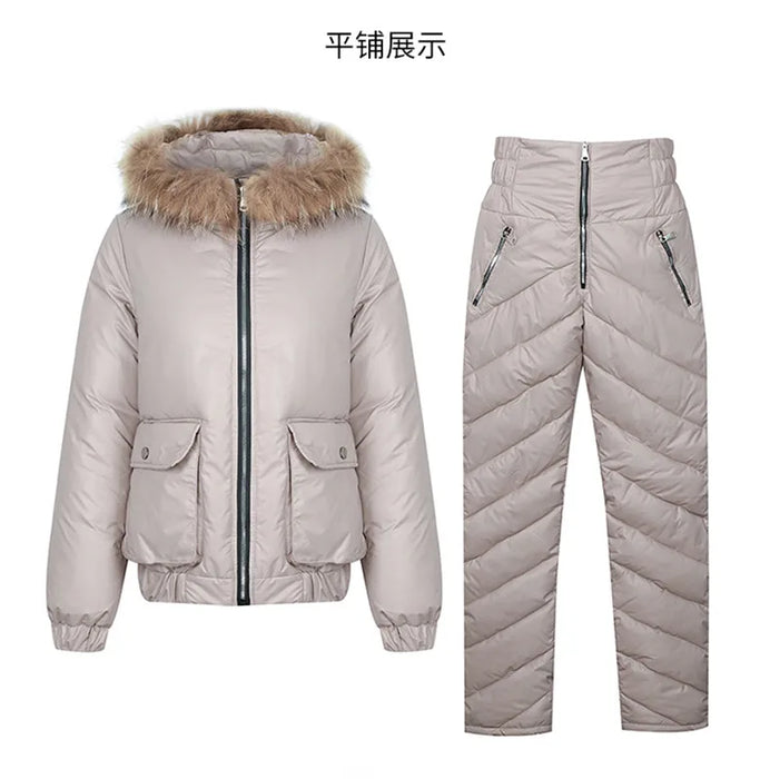 Women's Warm Snow Pants & Jacket Suit