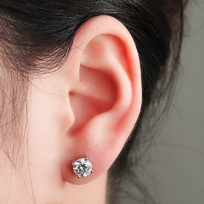 925 Sterling Silver Starsgem Earring