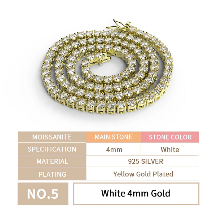 925 Sterling Silver VVS Chain