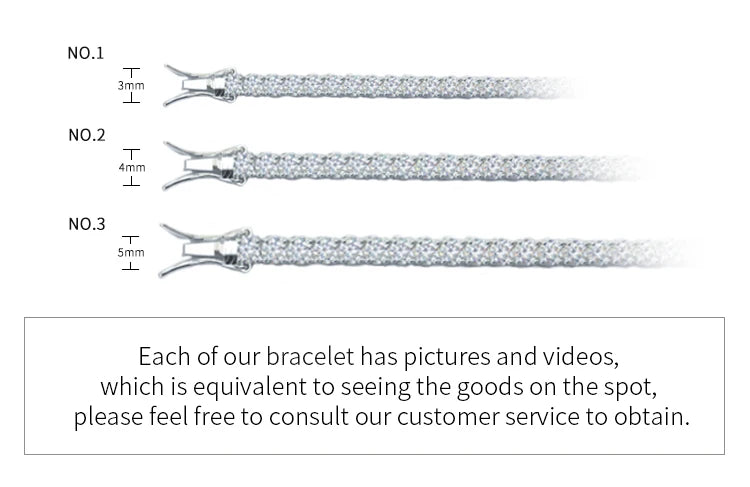 925 Sterling Silver VVS Chain