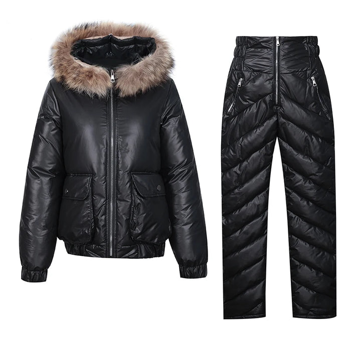 Women's Warm Snow Pants & Jacket Suit