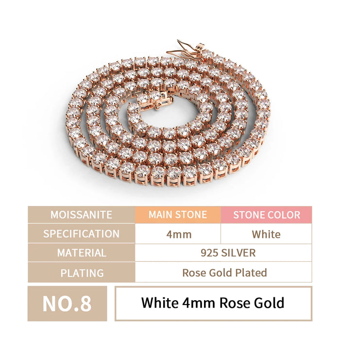 925 Sterling Silver VVS Chain