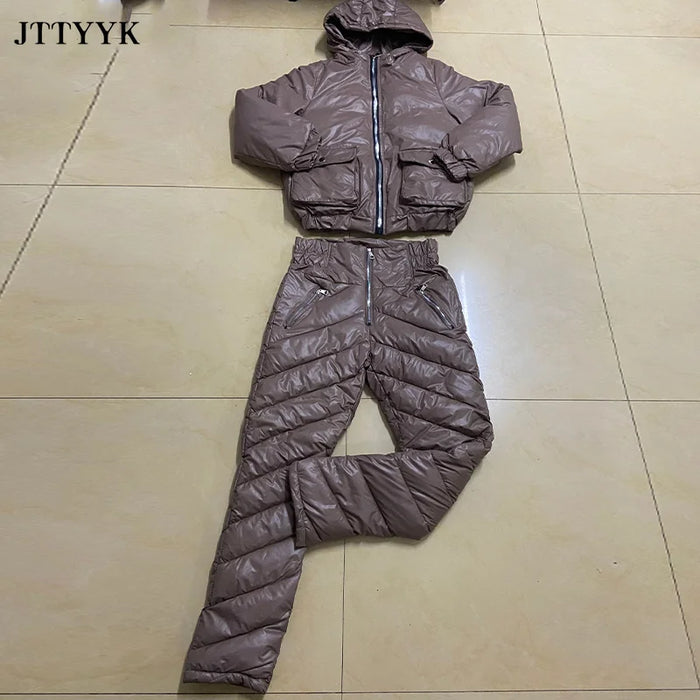Women's Warm Snow Pants & Jacket Suit