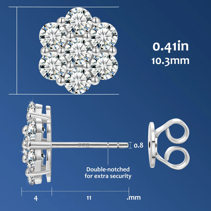 925 Sterling Silver Flower