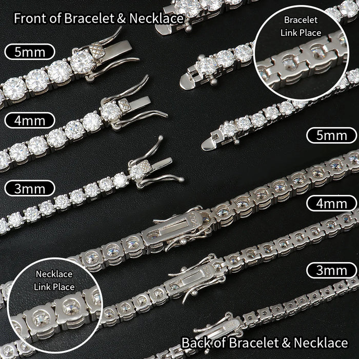 925 Sterling Silver VVS Chain