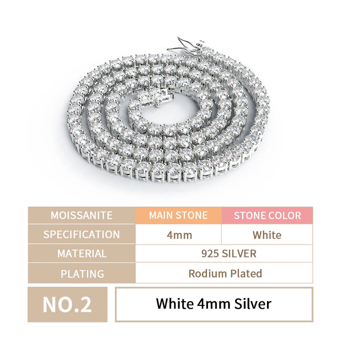 925 Sterling Silver VVS Chain