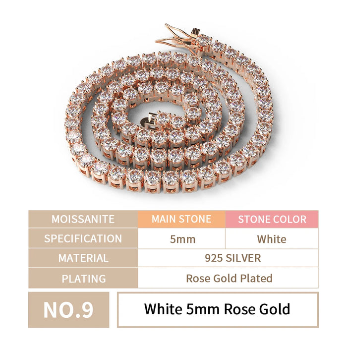 925 Sterling Silver VVS Chain