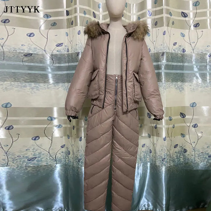 Women's Warm Snow Pants & Jacket Suit