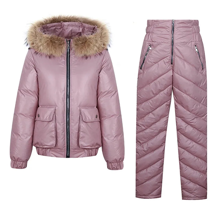 Women's Warm Snow Pants & Jacket Suit