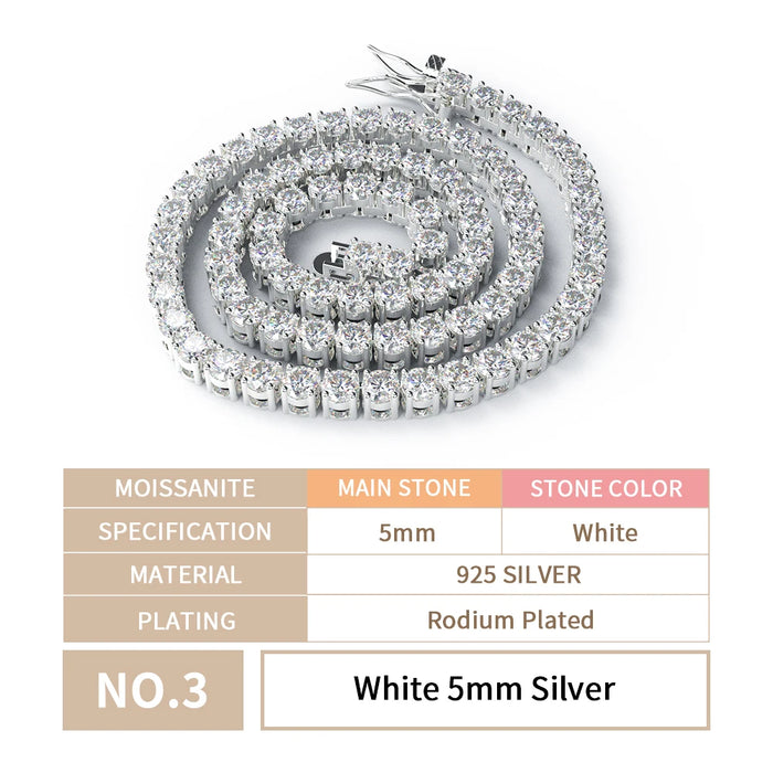 925 Sterling Silver VVS Chain