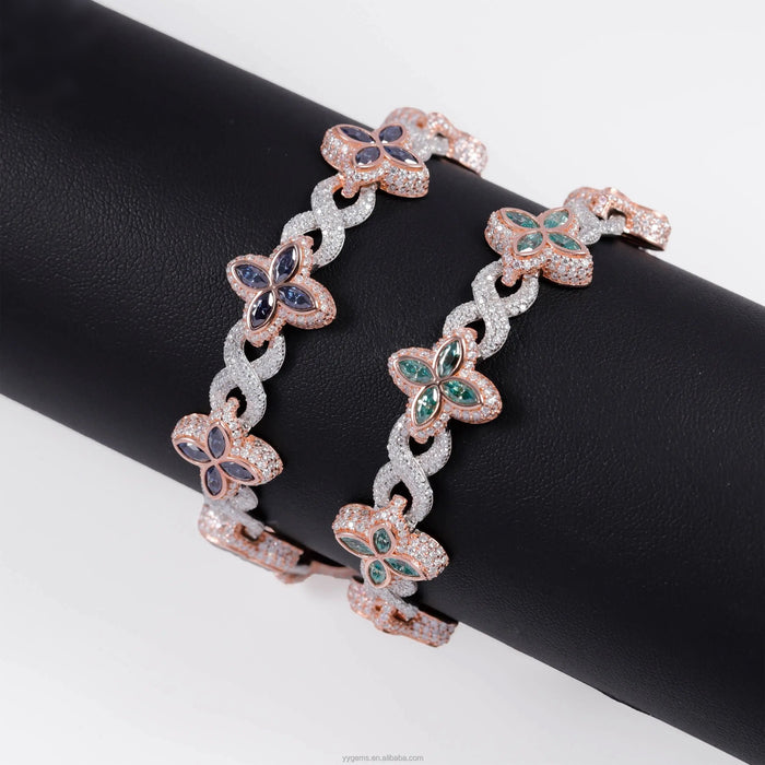 925 Sterling Clover Bracelet