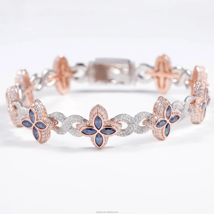 925 Sterling Clover Bracelet