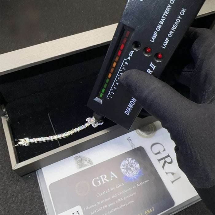 925 Sterling Silver Butterfly Tennis Bracelet