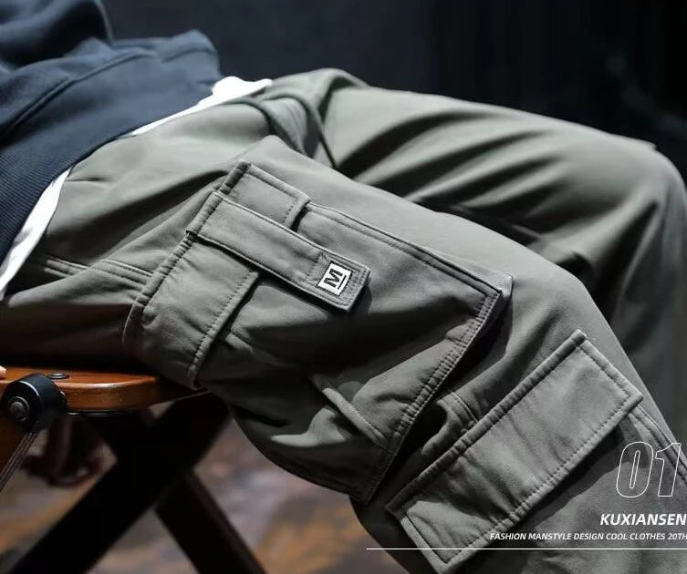 Men's Big Size Multi-Pocket Cargo Pants