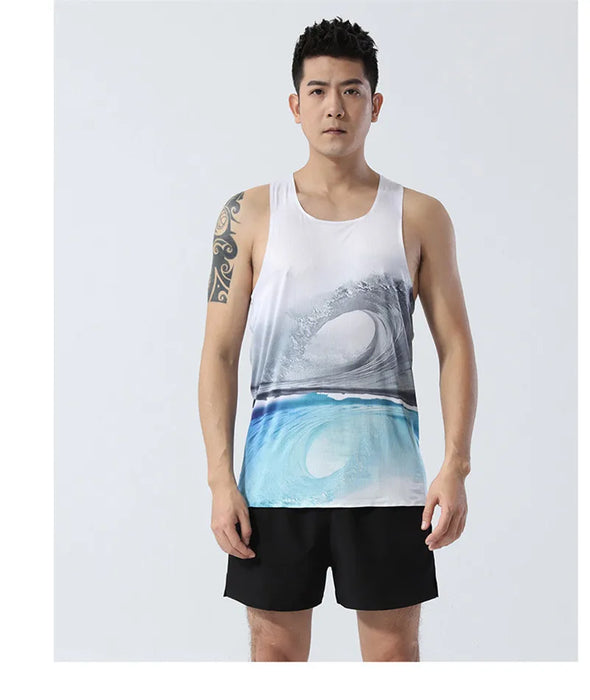 Men's Fitness Marathon Sports Vest