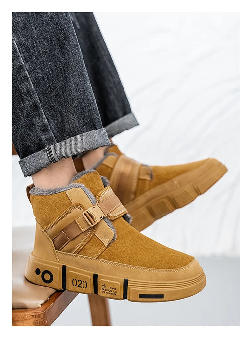 Kids' High-Top Winter Snow Boots