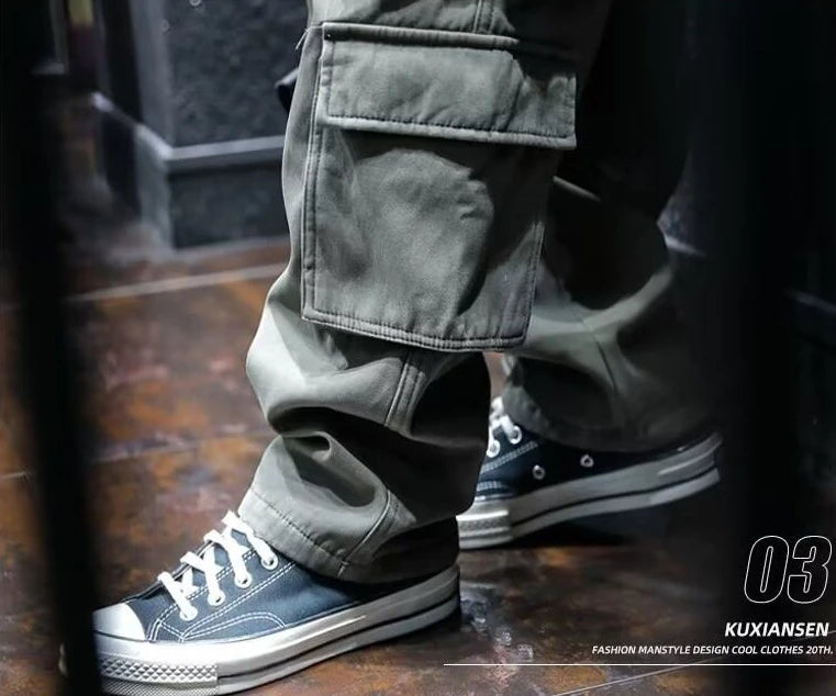 Men's Big Size Multi-Pocket Cargo Pants