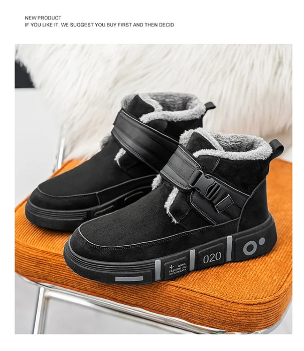 Kids' High-Top Winter Snow Boots