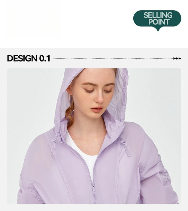 Sun Protection Coat for women UV Resistant Skin Clothing