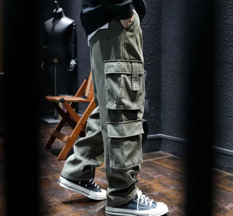 Men's Big Size Multi-Pocket Cargo Pants
