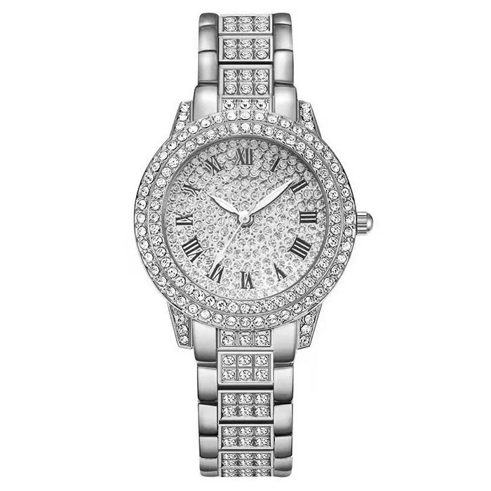 Luxury Women's Golden Rhinestone Watch
