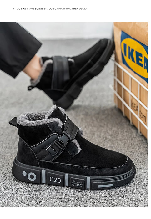 Kids' High-Top Winter Snow Boots