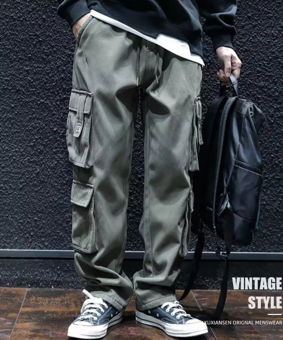 Men's Big Size Multi-Pocket Cargo Pants